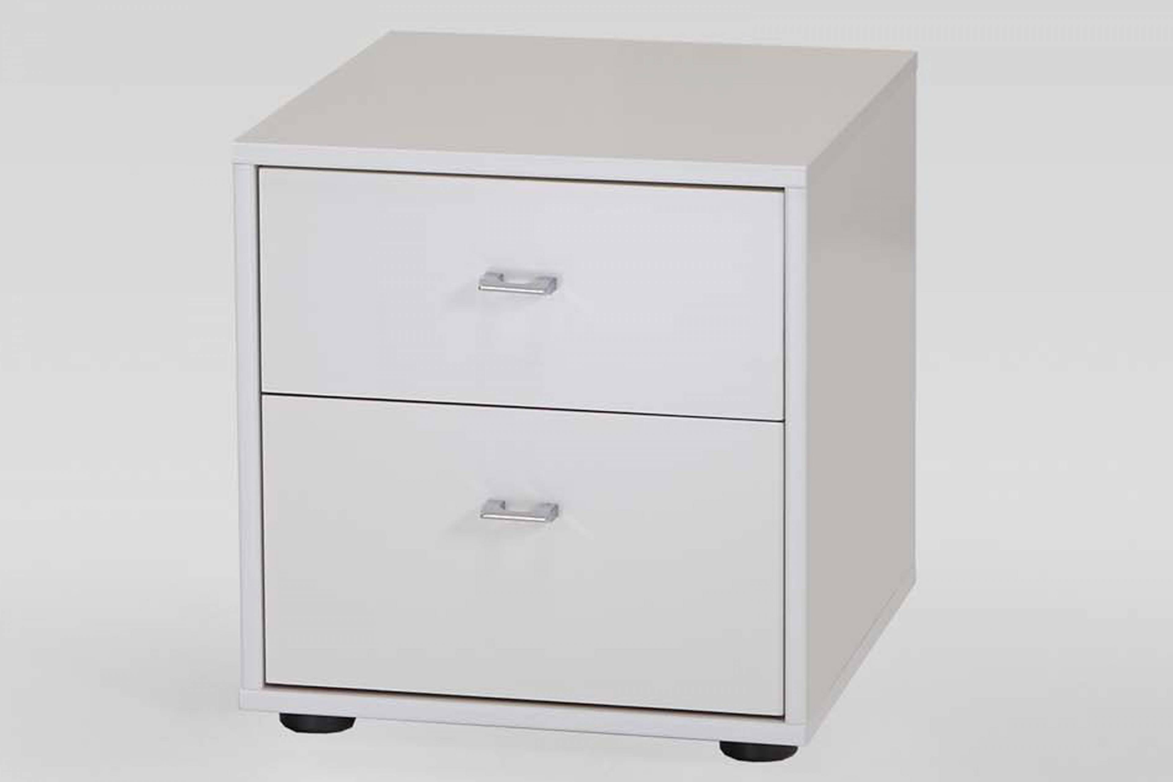 Nachtkastje Allegany - Wit - 38x31x56 cm Nachtkastje Allegany - Wit - 38x31x56 cm