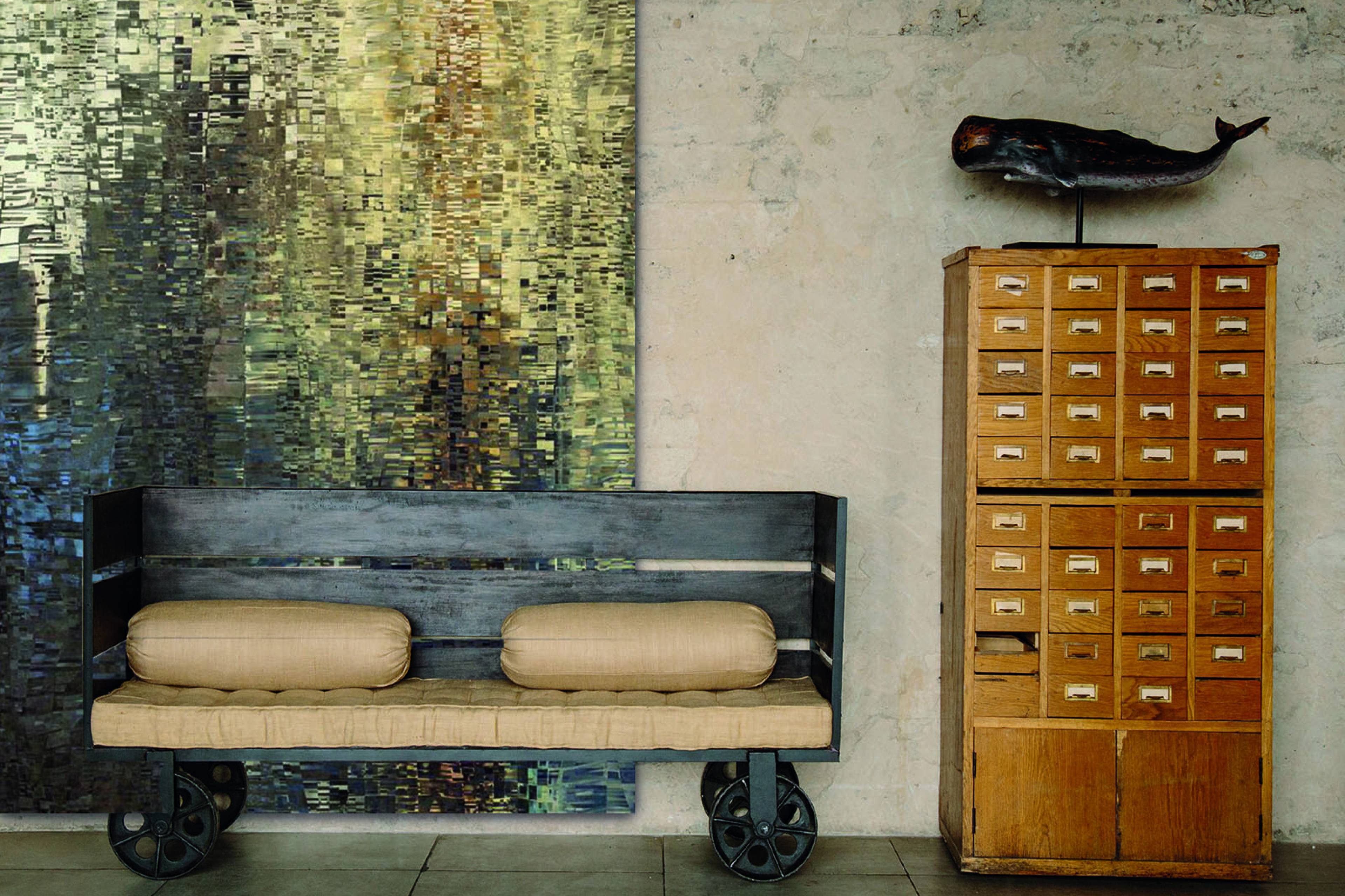 Urban Cotton - Wandkleed 'Drops'