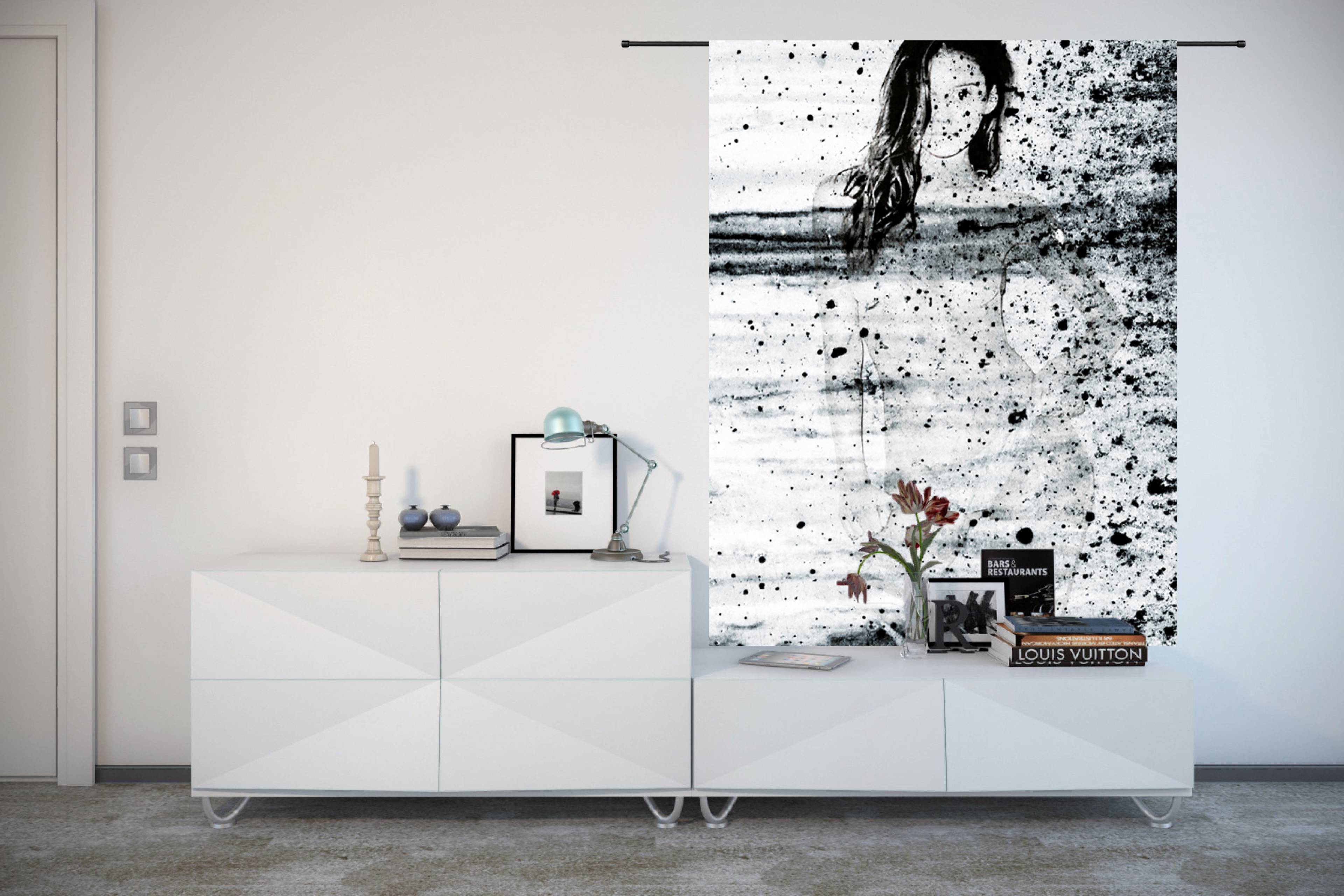 Urban Cotton - Wandkleed 'Storm'