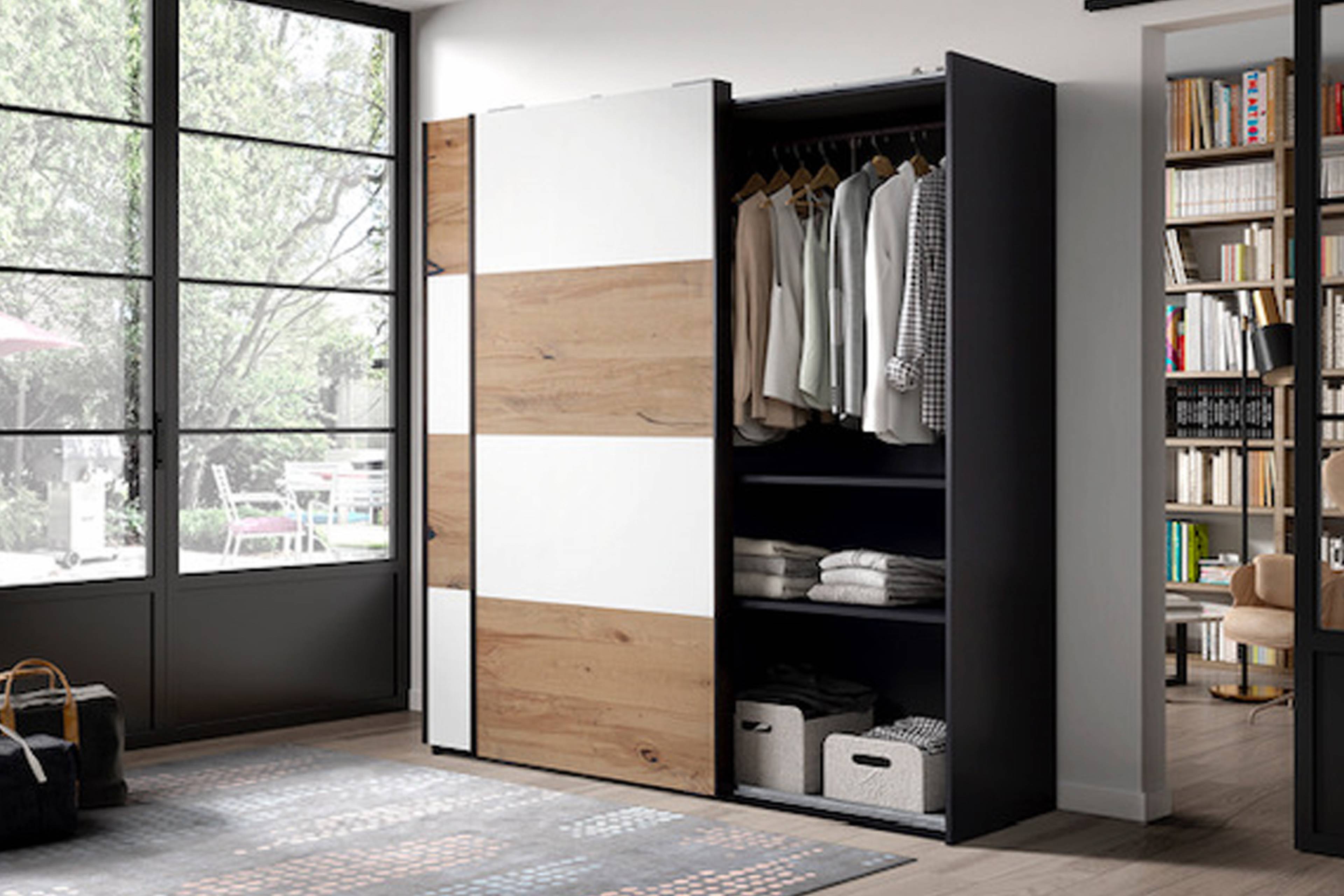 Zondags Meubelen - Garderobekast Slide - 2 deuren