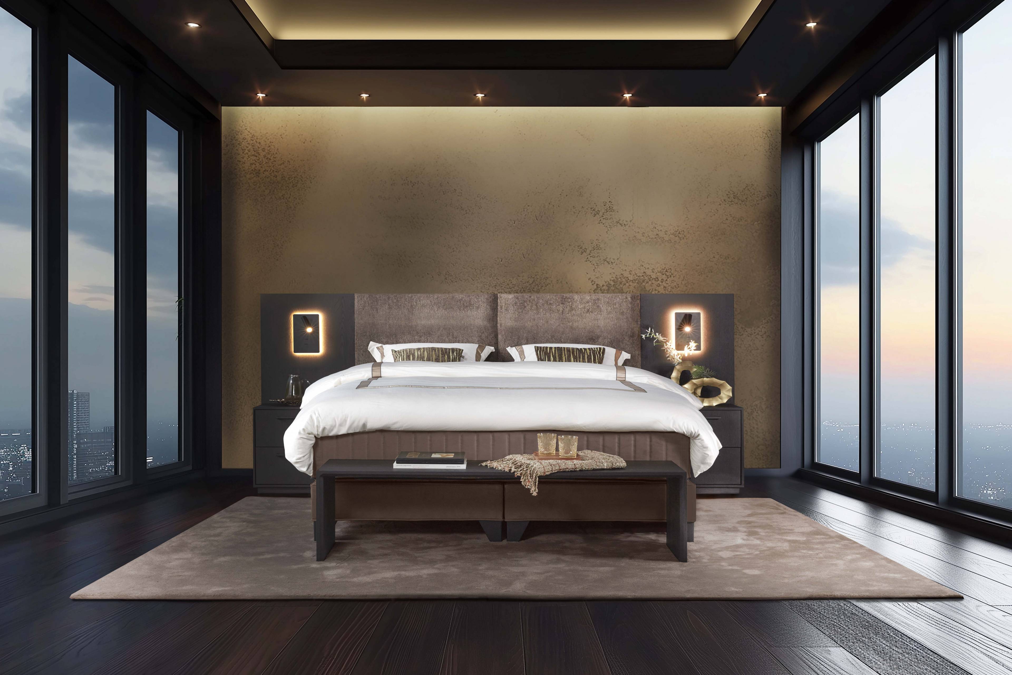 Serta Luxury boxspring - Maestro Wood